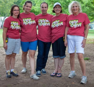 Dr. Valencia, center, with the 2014 Camp Achieve Medical Staff!